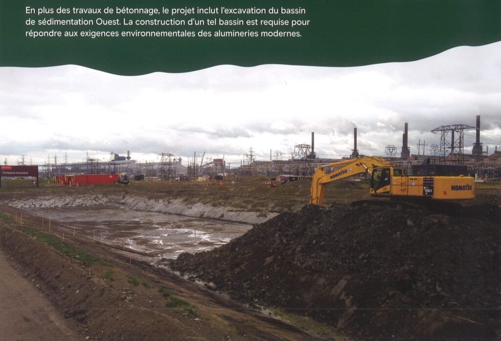 Rio Tinto - Complexe Jonquière (Bassins ouest et est)